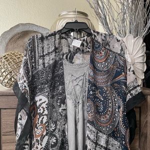 Kimono/Blouse Set